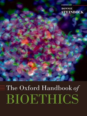 cover image of The Oxford Handbook of Bioethics